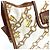 Borsa a Spalla Musette Monogram di Louis Vuitton Marrone Bianco - vista 9