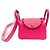 Borsa a Spalla Hermès Lindy Mini Taurillon Clemence Rosa