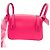 Borsa a Spalla Hermès Lindy Mini Taurillon Clemence Rosa - vista 2