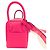 Borsa a Spalla Hermès Lindy Mini Taurillon Clemence Rosa - vista 4