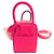 Borsa a Spalla Hermès Lindy Mini Taurillon Clemence Rosa - vista 5