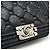 Borsa a spalla in pelle Chanel Boy Nero - vista 8
