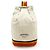 Hermès Cavalier Canvas Schultertasche Beige Orange Gelb Marineblau