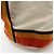Hermès Cavalier Canvas Schultertasche Beige Orange Gelb Marineblau - Ansicht 8