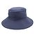 Hermès Bestickter H Logo Bucket Hat Blau Marineblau