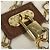 Borsa Pochette Accessoires Charm Monogram Louis Vuitton Marrone Bianco - vista 6