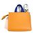Chaveiro de couro azul e laranja Louis Vuitton - vista 2