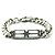 Pulseira de Charme BB Icon Prata da Balenciaga
