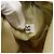 PRADA Accessory Pouch Nylon Beige Silver Auth bs33423 Silvery - view 12