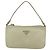 PRADA Accessory Pouch Nylon Beige Silver Auth bs33423 Silvery - view 13