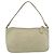 PRADA Accessory Pouch Nylon Beige Silver Auth bs33423 Silvery - view 2