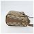 Bolsa Sherry Line GG Supreme Web da GUCCI em PVC bege e dourado 89 02 017 Auth 169674 - vista 4