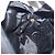 Bolsa de Ombro Vala em Camurça Preta e Dourada Auth BA10372 da Salvatore Ferragamo Preto Dourado - vista 19