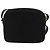 Bolsa de Ombro Vala em Camurça Preta e Dourada Auth BA10372 da Salvatore Ferragamo Preto Dourado - vista 3