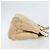 PRADA Ketten-Schultertasche Wildleder Beige Gold Auth 169631 Golden - Ansicht 3