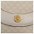 Céline Borsa a Spalla in Tela Macadam CELINE in Pelle PVC Bianco e Oro Auth 171965 D'oro - vista 15