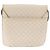 Céline Borsa a Spalla in Tela Macadam CELINE in Pelle PVC Bianco e Oro Auth 171965 D'oro - vista 3