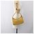 PRADA Borsa a mano in nylon giallo argento autentica ti3741 - vista 21