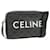 Céline Borsa a Spalla CELINE Triomphe Medium in PVC Nero e Oro Auth BA9639M D'oro