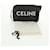 Céline Borsa a Spalla CELINE Triomphe Medium in PVC Nero e Oro Auth BA9639M D'oro - vista 24