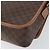 Céline Borsa a spalla circolare in tela Macadam CELINE in pelle PVC marrone oro Auth 171041 D'oro - vista 12