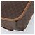 Céline Borsa a spalla circolare in tela Macadam CELINE in pelle PVC marrone oro Auth 171041 D'oro - vista 13