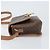 Céline Borsa a spalla circolare in tela Macadam CELINE in pelle PVC marrone oro Auth 171041 D'oro - vista 5
