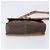 Céline Borsa a spalla circolare in tela Macadam CELINE in pelle PVC marrone oro Auth 171041 D'oro - vista 9