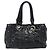 BALLY Borsa a mano in pelle nera Auth ti3771 Nero - vista 3