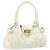 Borsa a mano in pelle bianca e oro Salvatore Ferragamo Auth bs33230 Bianco D'oro