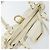 Borsa a mano in pelle bianca e oro Salvatore Ferragamo Auth bs33230 Bianco D'oro - vista 17