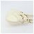 Borsa a mano in pelle bianca e oro Salvatore Ferragamo Auth bs33230 Bianco D'oro - vista 4