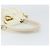 Borsa a mano in pelle bianca e oro Salvatore Ferragamo Auth bs33230 Bianco D'oro - vista 7