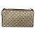 Borsa Sherry Line GG Supreme Web di GUCCI in PVC beige e oro 89 02 017 Auth 169801 D'oro - vista 3