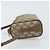 Borsa Sherry Line GG Supreme Web di GUCCI in PVC beige e oro 89 02 017 Auth 169801 D'oro - vista 5