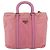 PRADA Borsa a Mano Nylon 2 in 1 Rosa Argento Auth hk3514 - vista 13