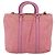 PRADA Borsa a Mano Nylon 2 in 1 Rosa Argento Auth hk3514 - vista 2