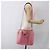 PRADA Borsa a Mano Nylon 2 in 1 Rosa Argento Auth hk3514 - vista 24