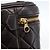 CHANEL Borsa Vanity Matelassé in Pelle di Agnello Marrone Scuro Oro CC Auth 170916 D'oro - vista 14