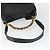 Borsa a spalla Gucci Bamboo in pelle 2 in 1 Nero Oro 001 1577 Auth 166021 D'oro - vista 7