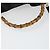 Borsa a spalla Gucci Bamboo in pelle 2 in 1 Nero Oro 001 1577 Auth 166021 D'oro - vista 9