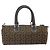 Céline Borsa a mano in tela Macadam C di CELINE marrone e oro Auth ti3721 D'oro - vista 3