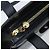 Borsa a Spalla Vara Ribbon in Pelle Blu Navy e Oro Auth BA10602 di Salvatore Ferragamo - vista 15