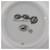 Hermès HERMES Schoendunkle Platinum Cup and Saucer Set of 2 Pottery Auth am10750SAV White  - view 19