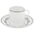 Hermès HERMES Schoendunkle Platinum Cup and Saucer Set of 2 Pottery Auth am10750SAV White  - view 20