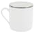 Hermès HERMES Schoendunkle Platinum Cup and Saucer Set of 2 Pottery Auth am10750SAV White  - view 22