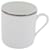 Hermès HERMES Schoendunkle Platinum Cup and Saucer Set of 2 Pottery Auth am10750SAV White  - view 3