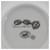 Hermès HERMES Schoendunkle Platinum Cup and Saucer Set of 2 Pottery Auth am10750SAV White  - view 37