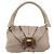 Borsa a mano Gancini in pelle beige e oro Auth BA10615 di Salvatore Ferragamo D'oro - vista 2