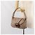 Borsa a mano Gancini in pelle beige e oro Auth BA10615 di Salvatore Ferragamo D'oro - vista 23
